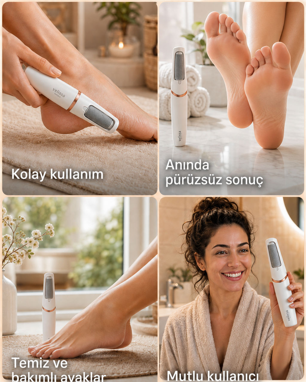 Luvendio PediPro Elektrikli Topuk & Ayak Bakım Cihazı