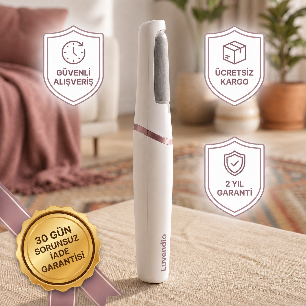 Luvendio SoftFeet ® Elektrikli Topuk & Ayak Bakım Cihazı